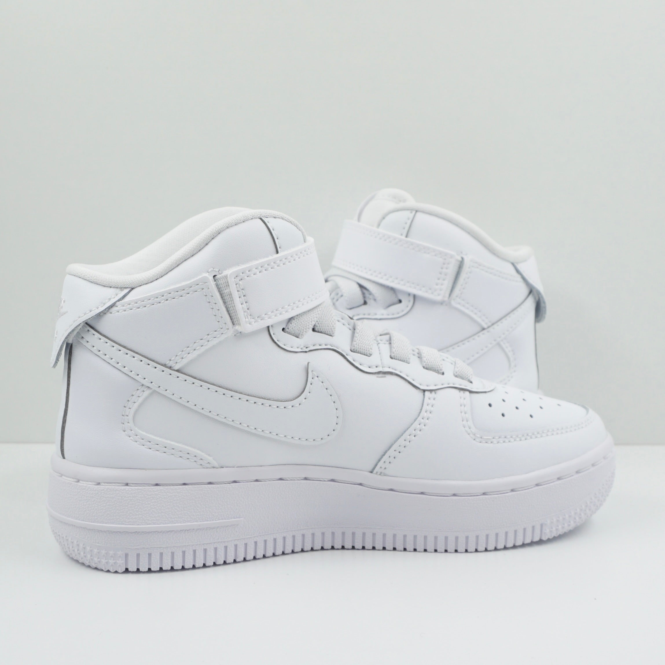Nike Air Force 1 Mid EasyOn SE Triple White (GS)