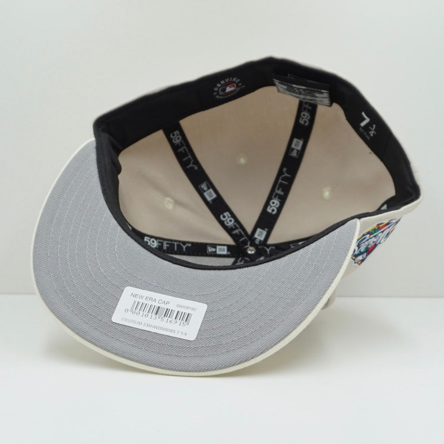 New Era New York Yankees World Series Beige Fitted Cap