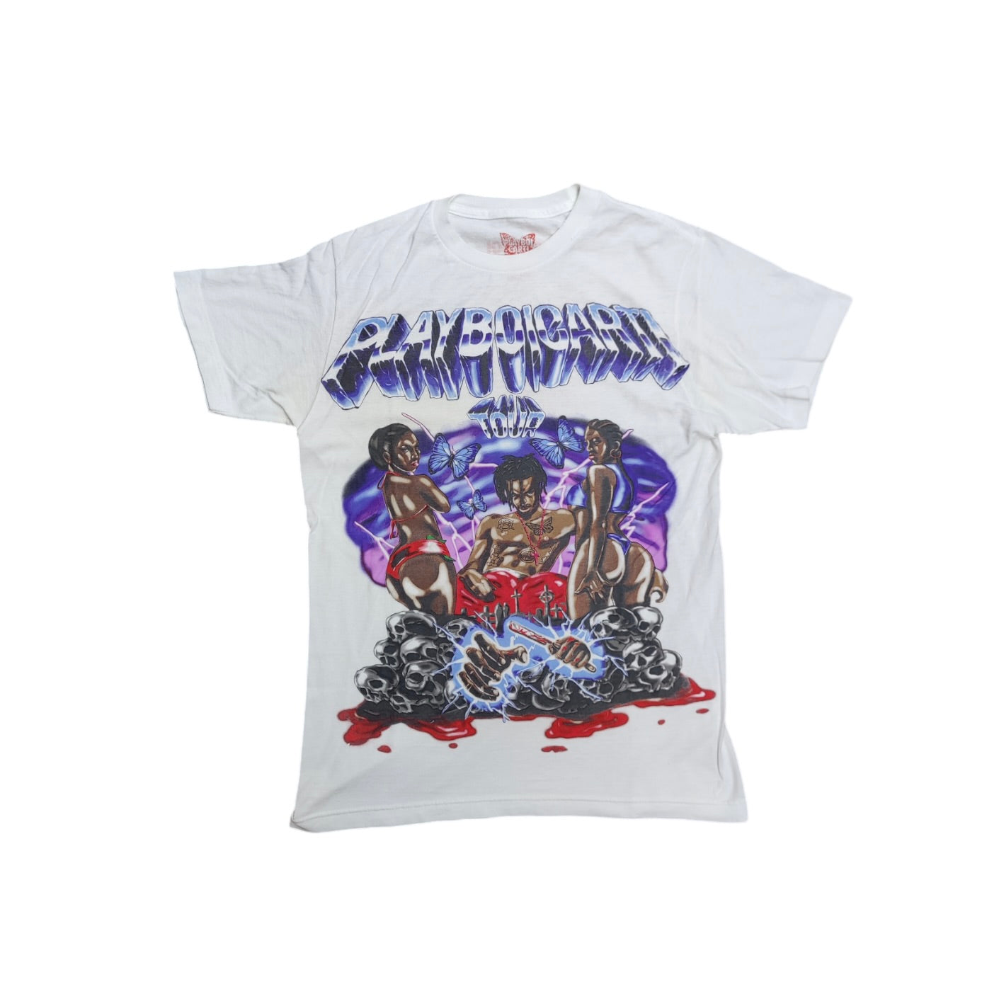 Playboi Carti Airbruch Concert Tour Merch Tshirt