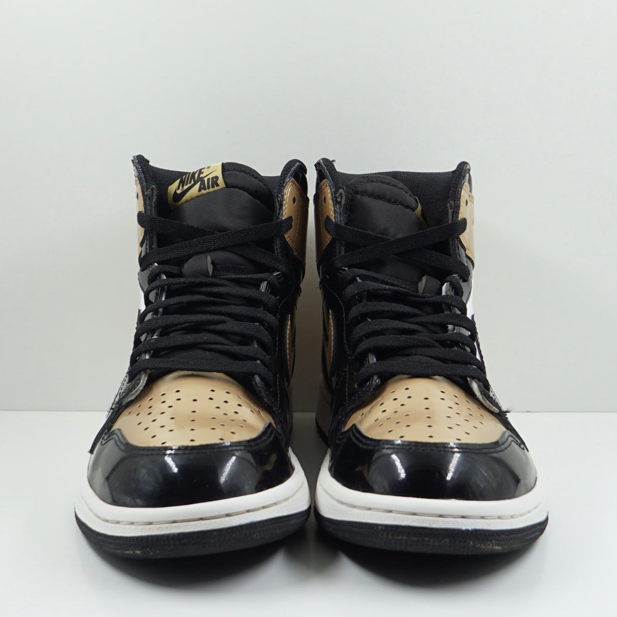 Jordan 1 Retro High NRG Patent Gold Toe