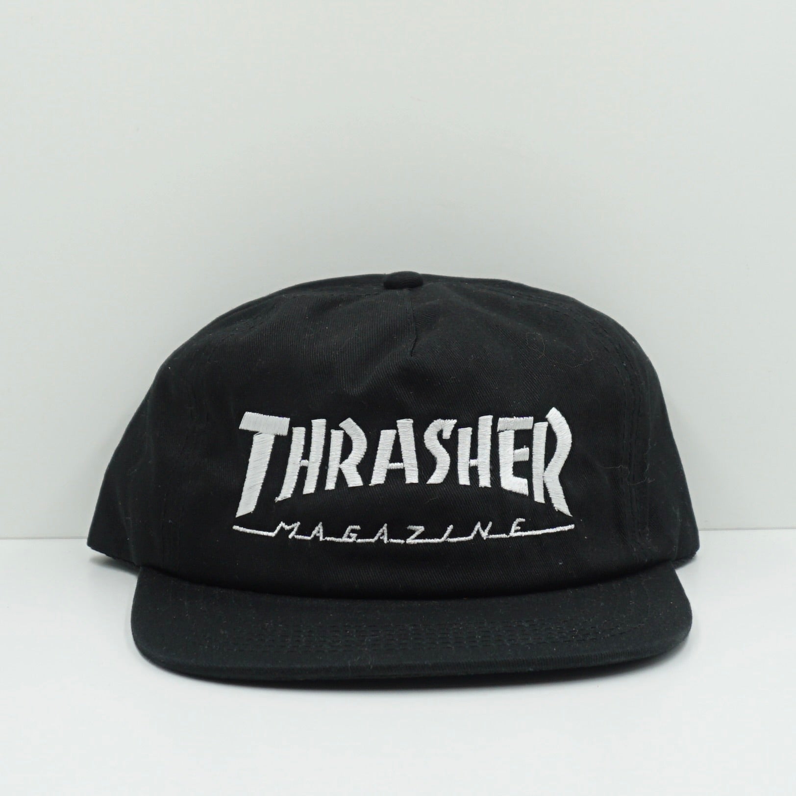 Thrasher Black 6-Panel Cap