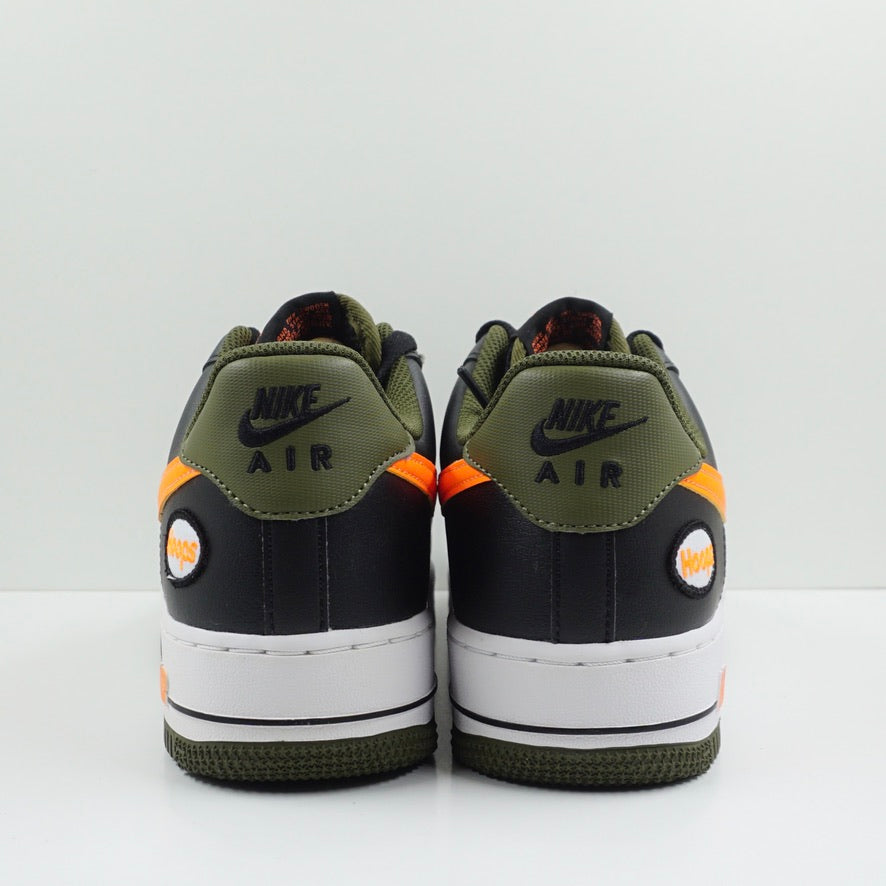 Nike Air Force 1 Low Hoops Black University Gold