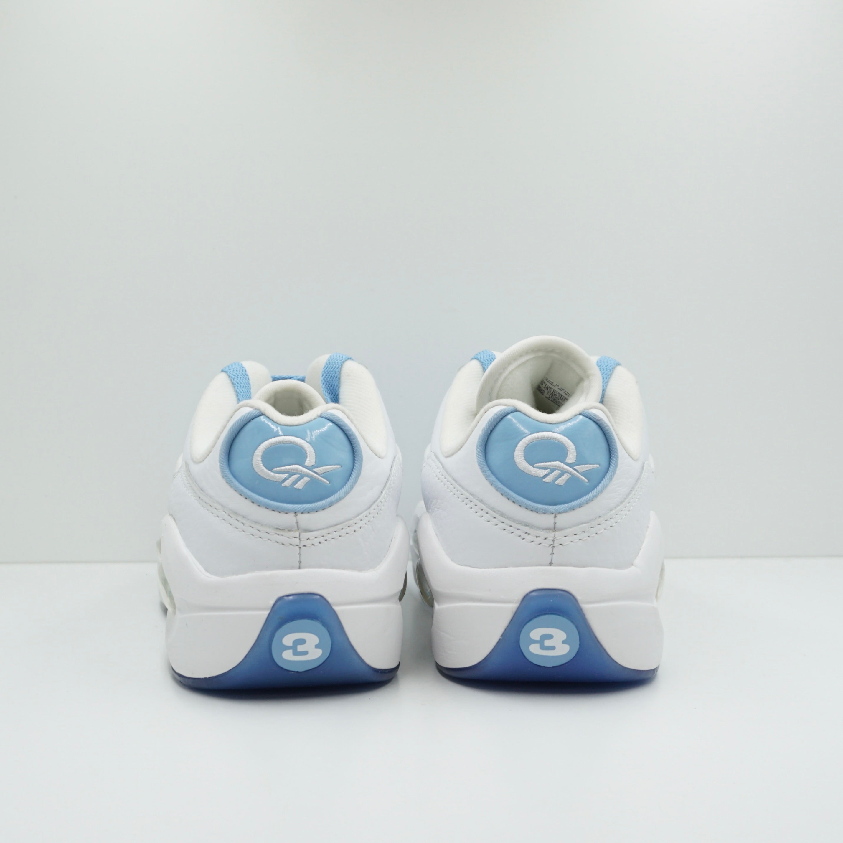 Reebok Question Low Patent Toe Carolina (GS)