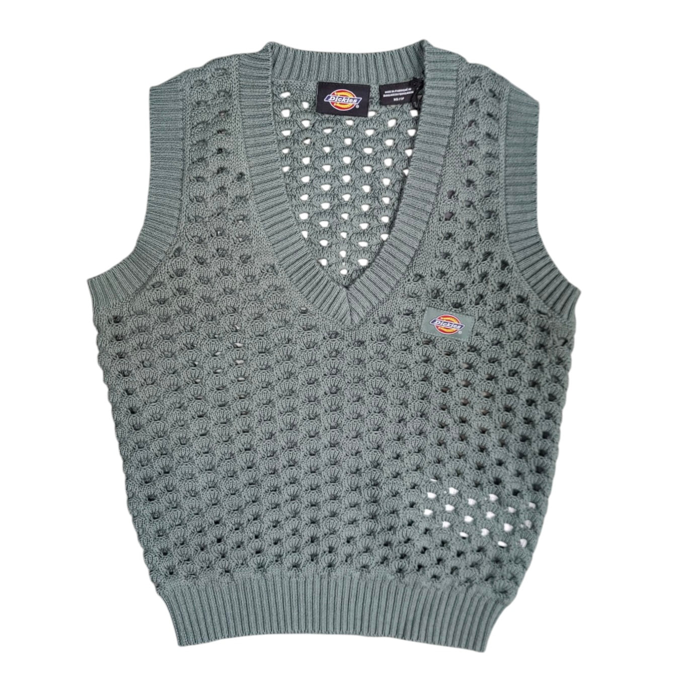Dickies Green Knitted Vest (W)