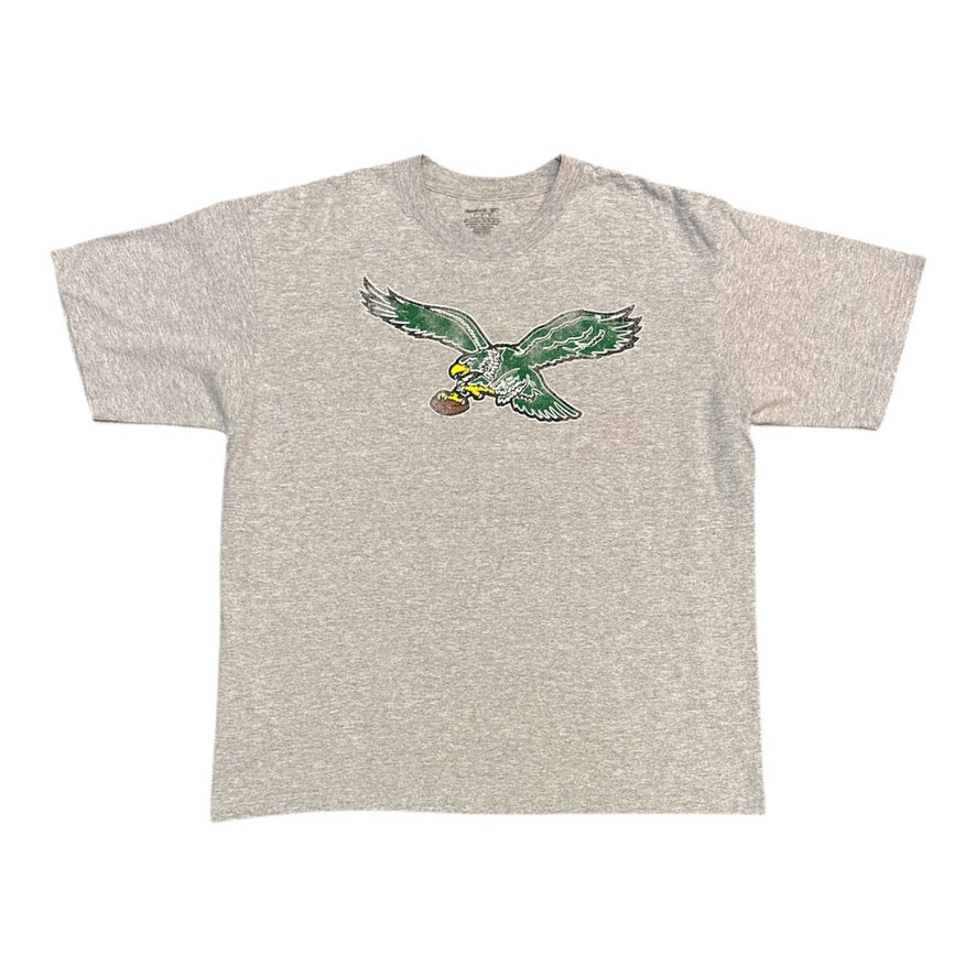 Reebok Philadelphia Eagles #7 Jaworski Grey Tshirt