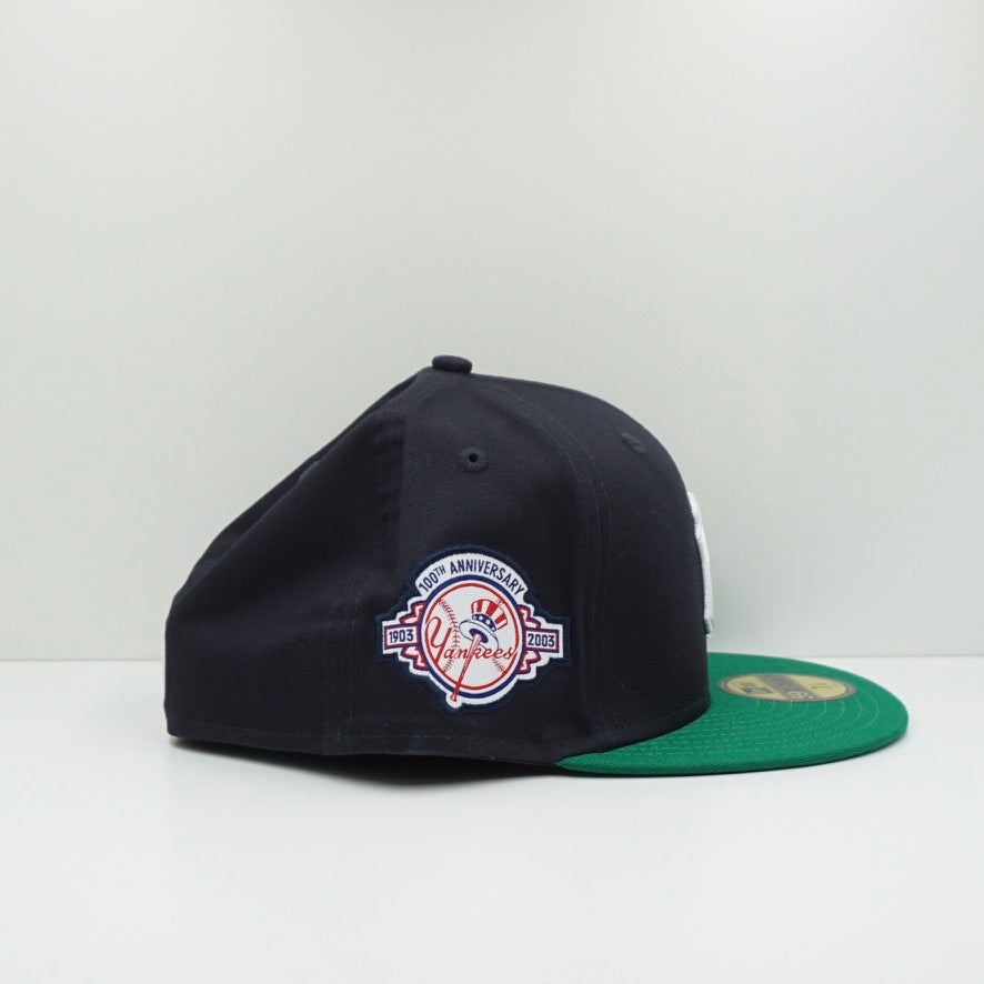 New Era New York Yankees Navy Green Fitted Cap