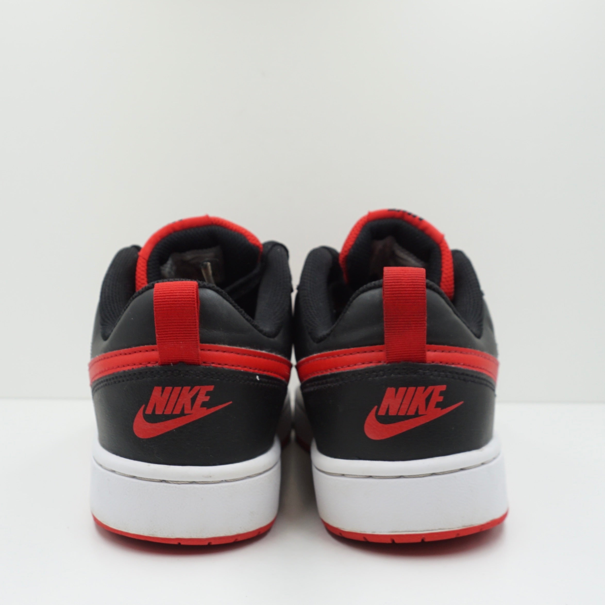 Nike Court Borough Low 2 Black University Red (GS)
