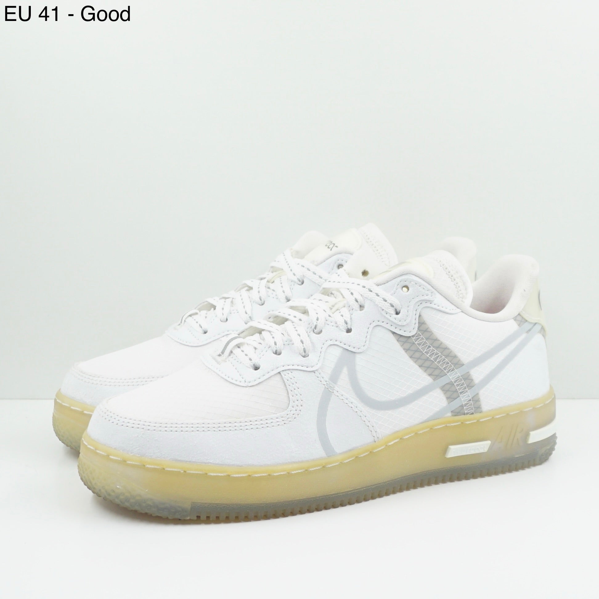 Nike Air Force 1 React White Light Bone
