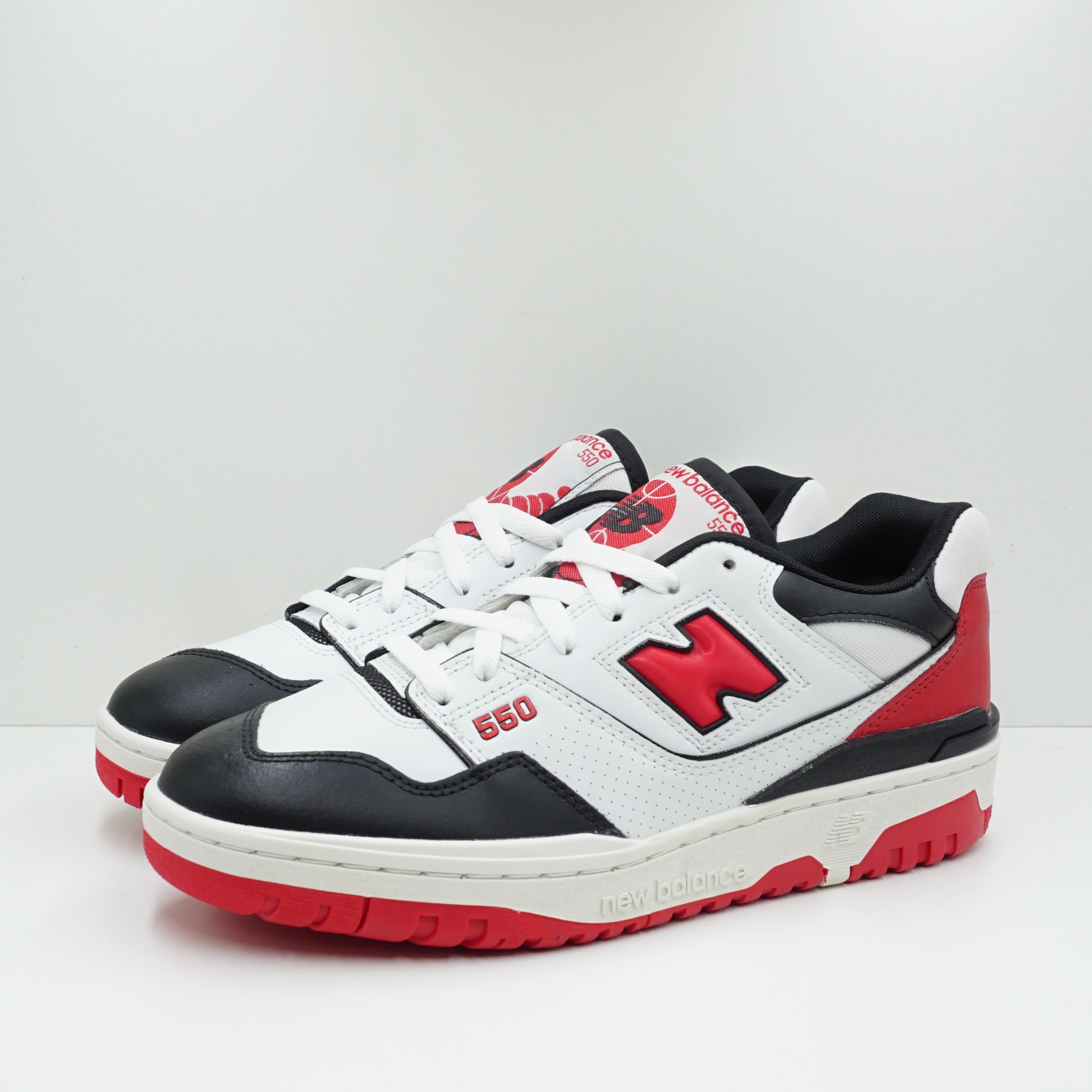 New Balance 550 White Red Black