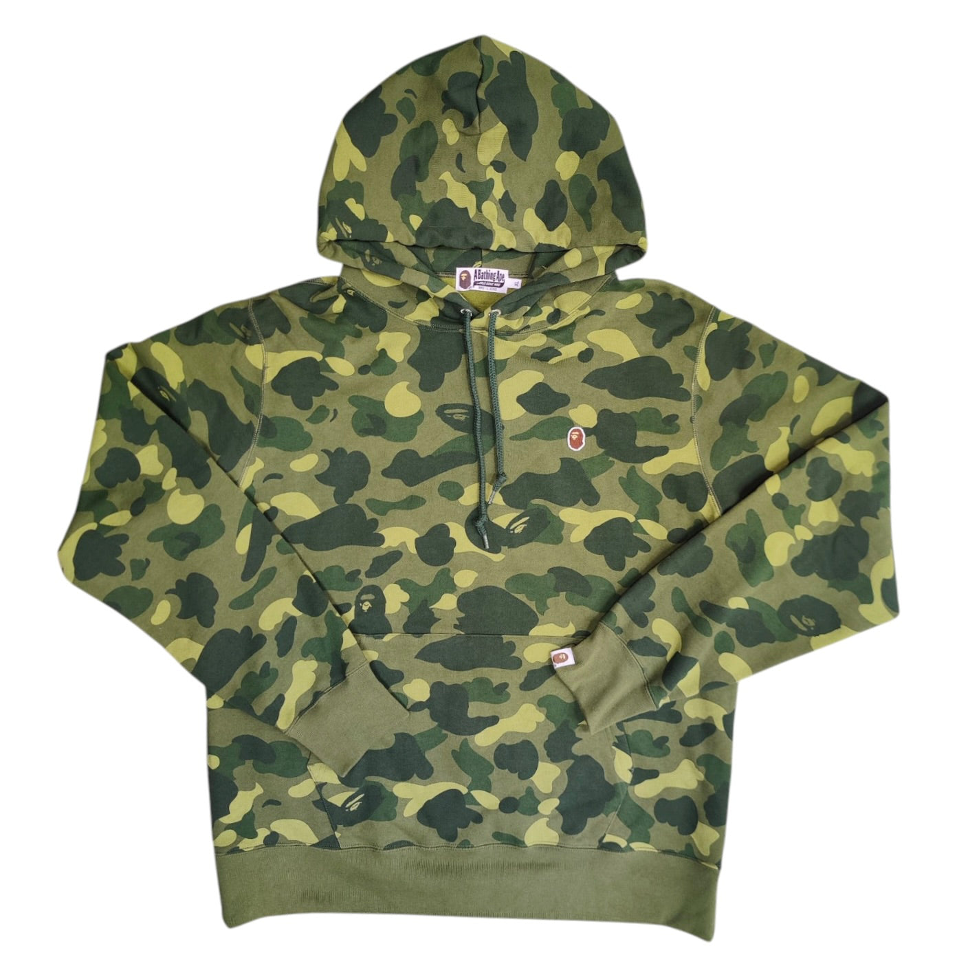 A Bathing Ape Color Camo One Point Ape Head Hoodie
