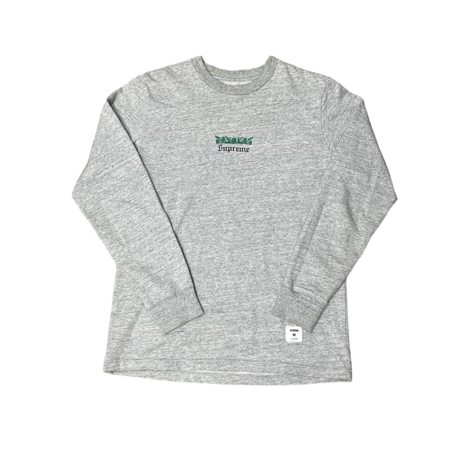Supreme Thistle Grey Long Sleeve Tshirt
