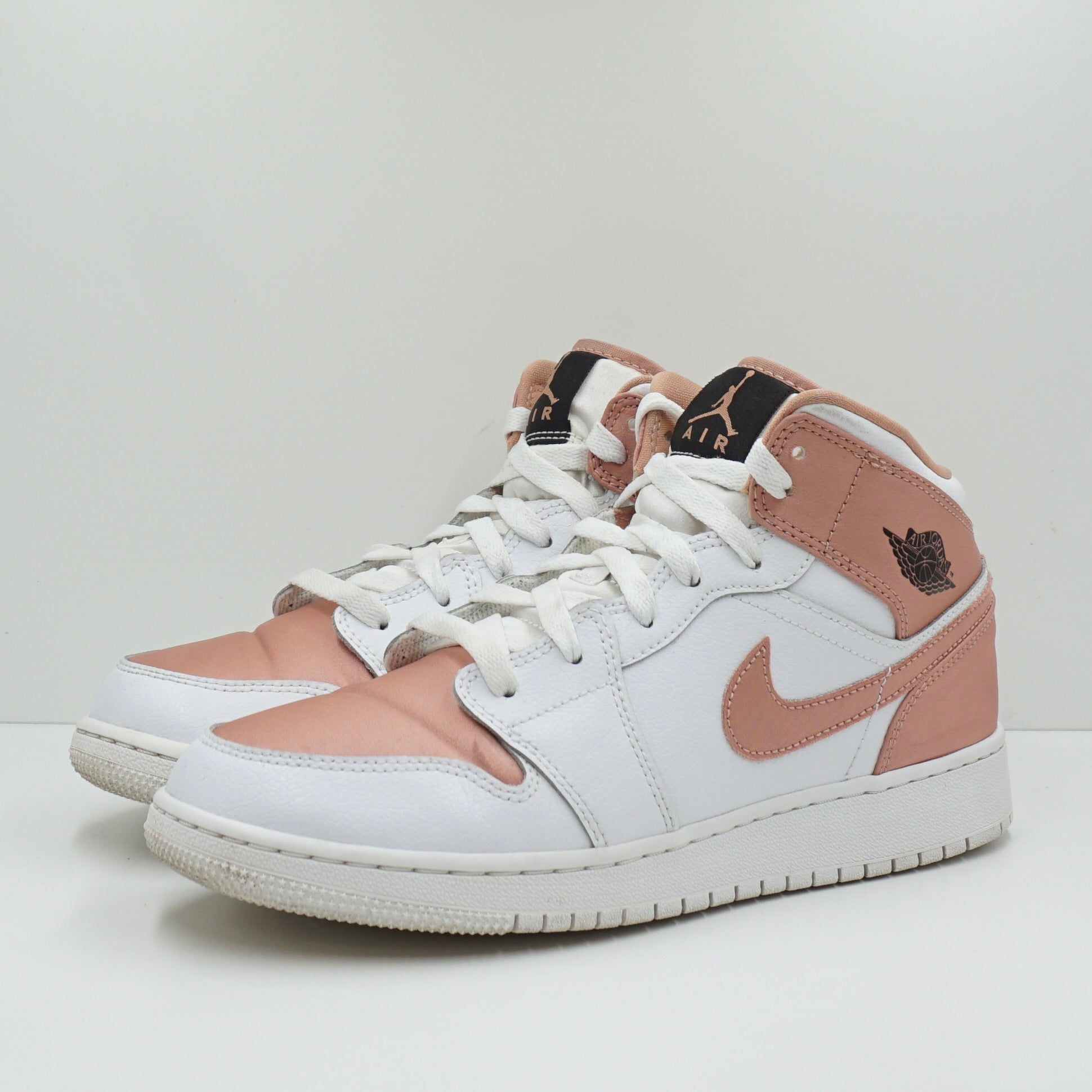 Jordan 1 Mid White Rose Gold (GS)