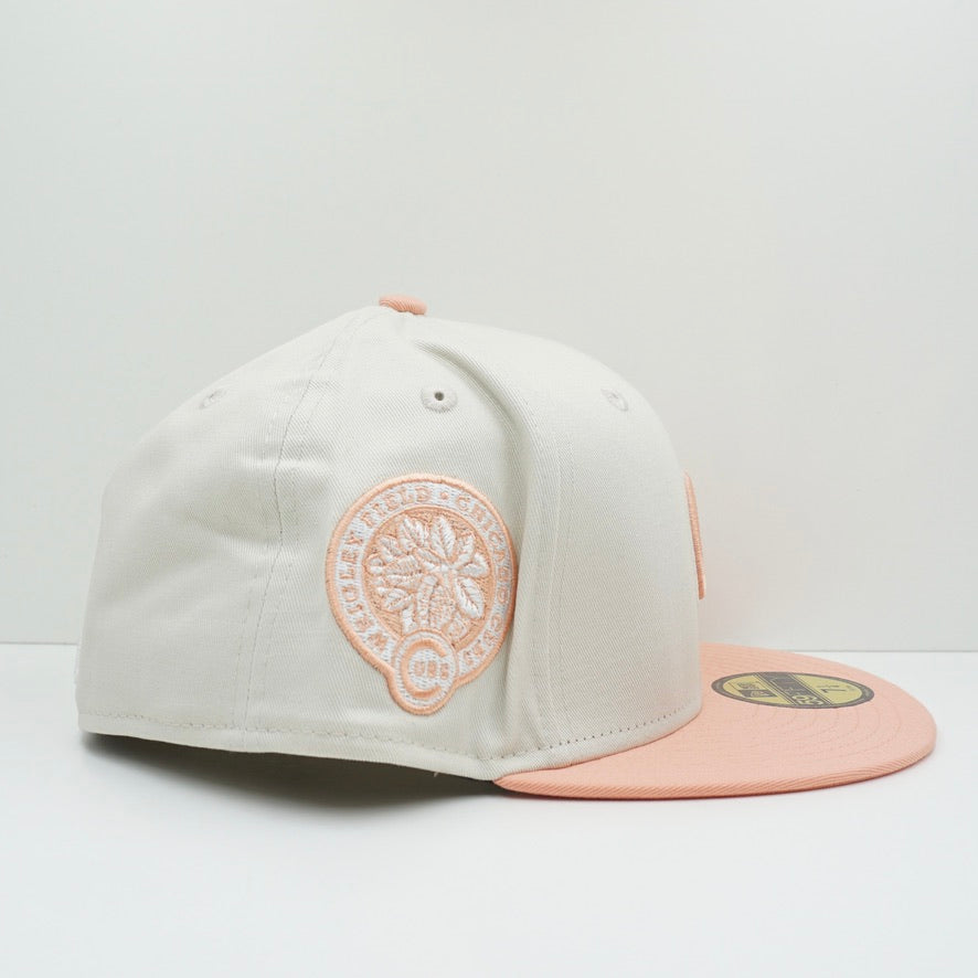New Era Chicago Cubs Beige Crown Fitted Cap