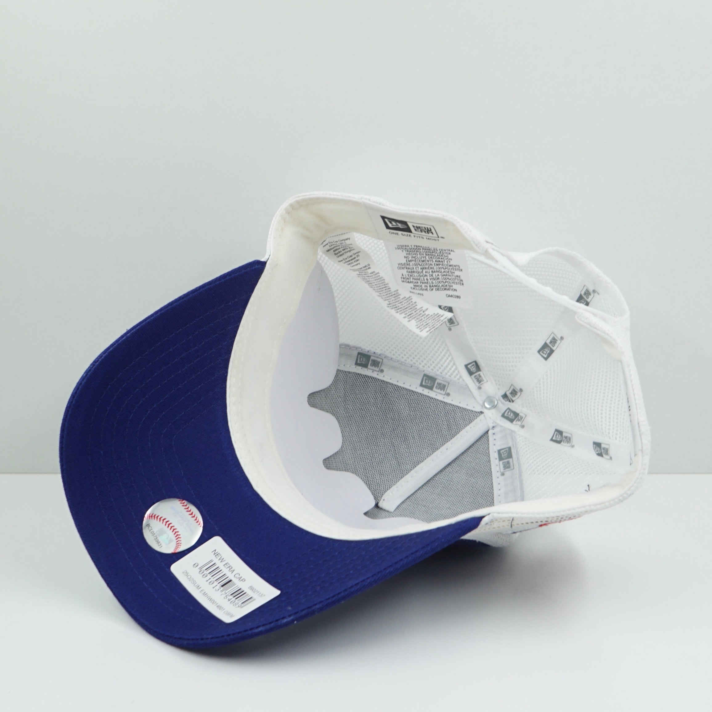 New Era Los Angeles Dodgers Side Patch A-Frame Royal Trucker Snapback Cap