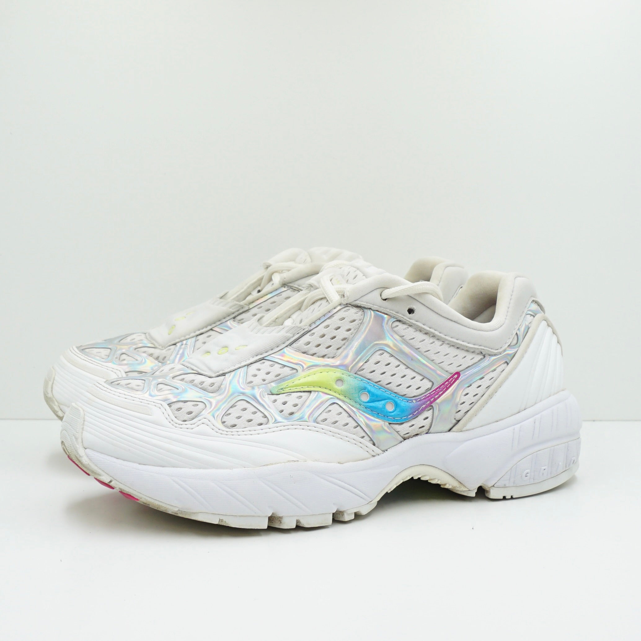 Saucony Grid Web Iridescent White
