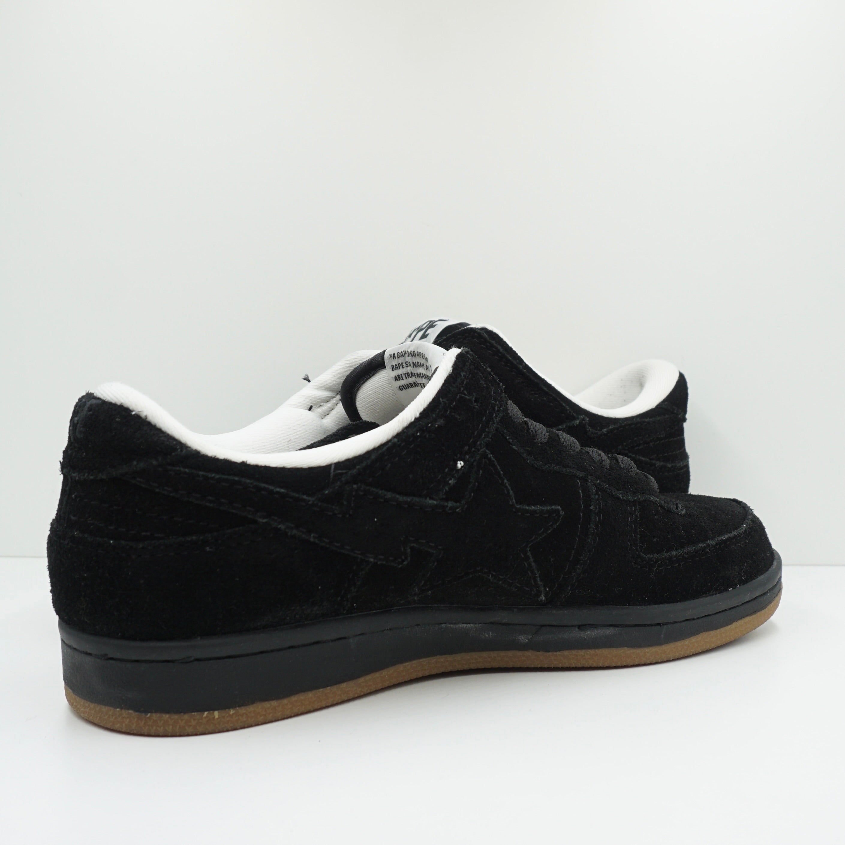 Bape Suede Sk8 Sta Black Suede
