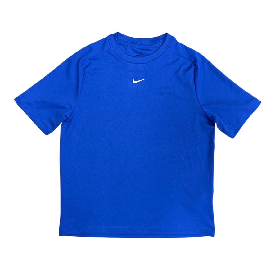 Nike Drifit Blue White Logo Tshirt (Youth)