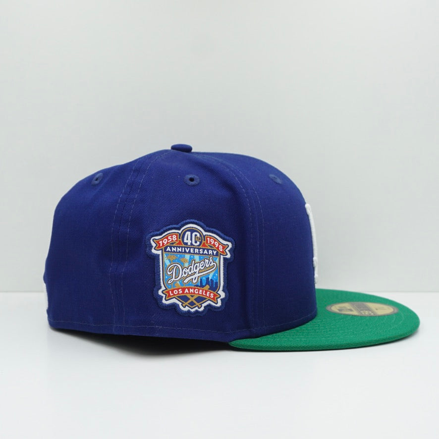 New Era Los Angeles Dodgers Blue Green Fitted Cap