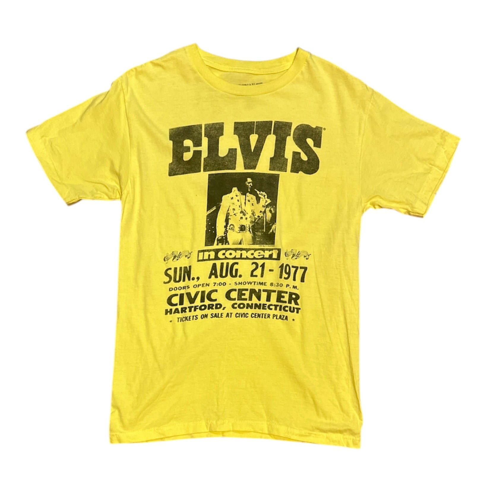 Elvis Yellow Tshirt