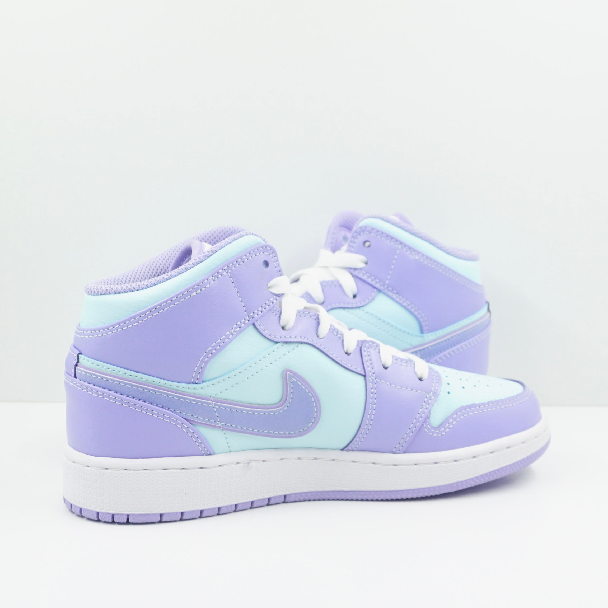 Jordan 1 Mid Purple Aqua (GS)