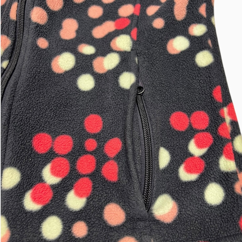 Columbia Dotted Full Zip Fleece Top (Youth)