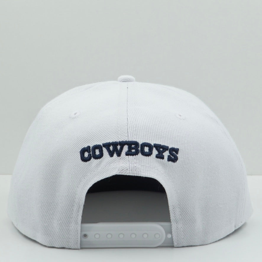 Ultra Game Dallas Cowboys White Navy Snapback Cap
