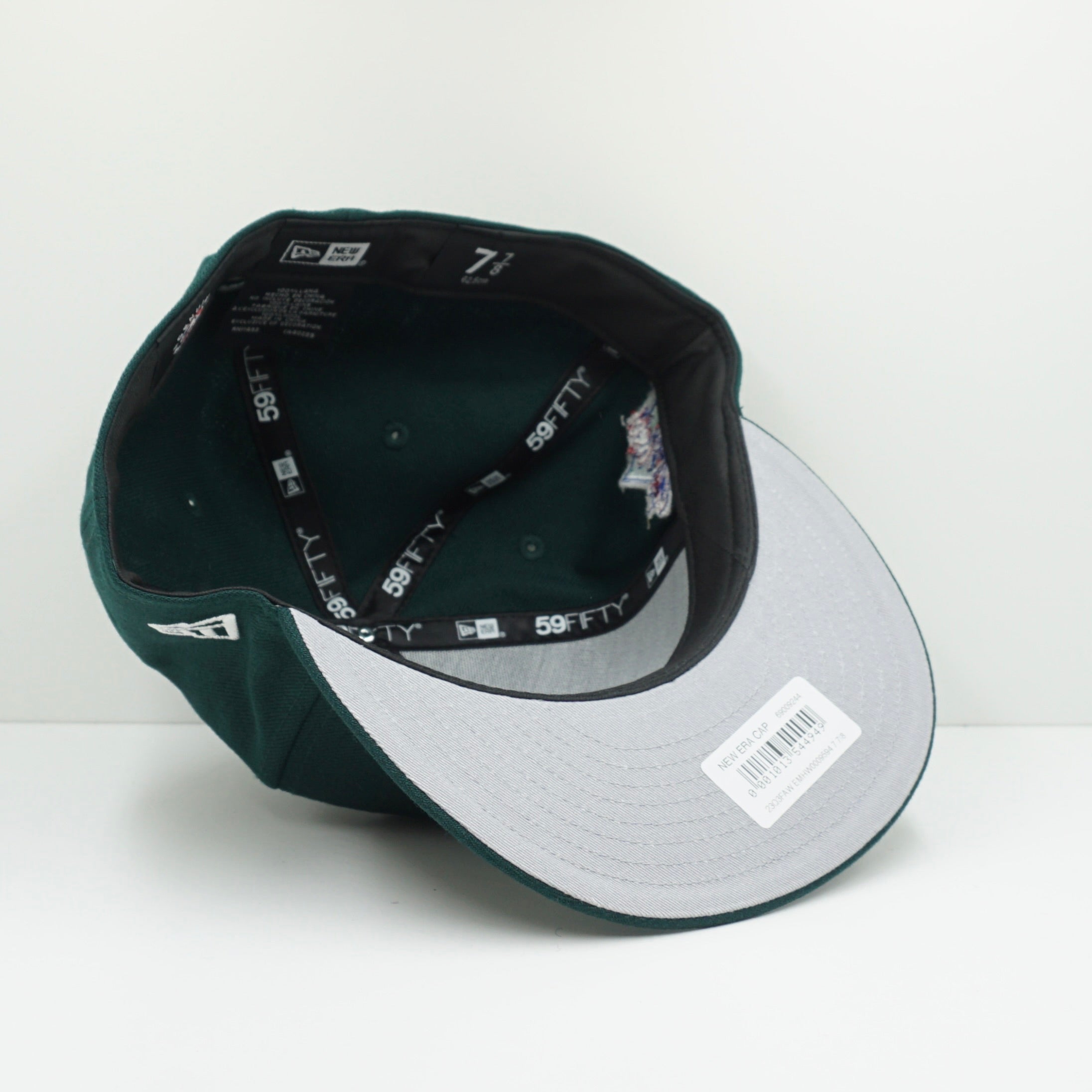 New Era Oakland A's World Series Reversed Green Fitted Cap