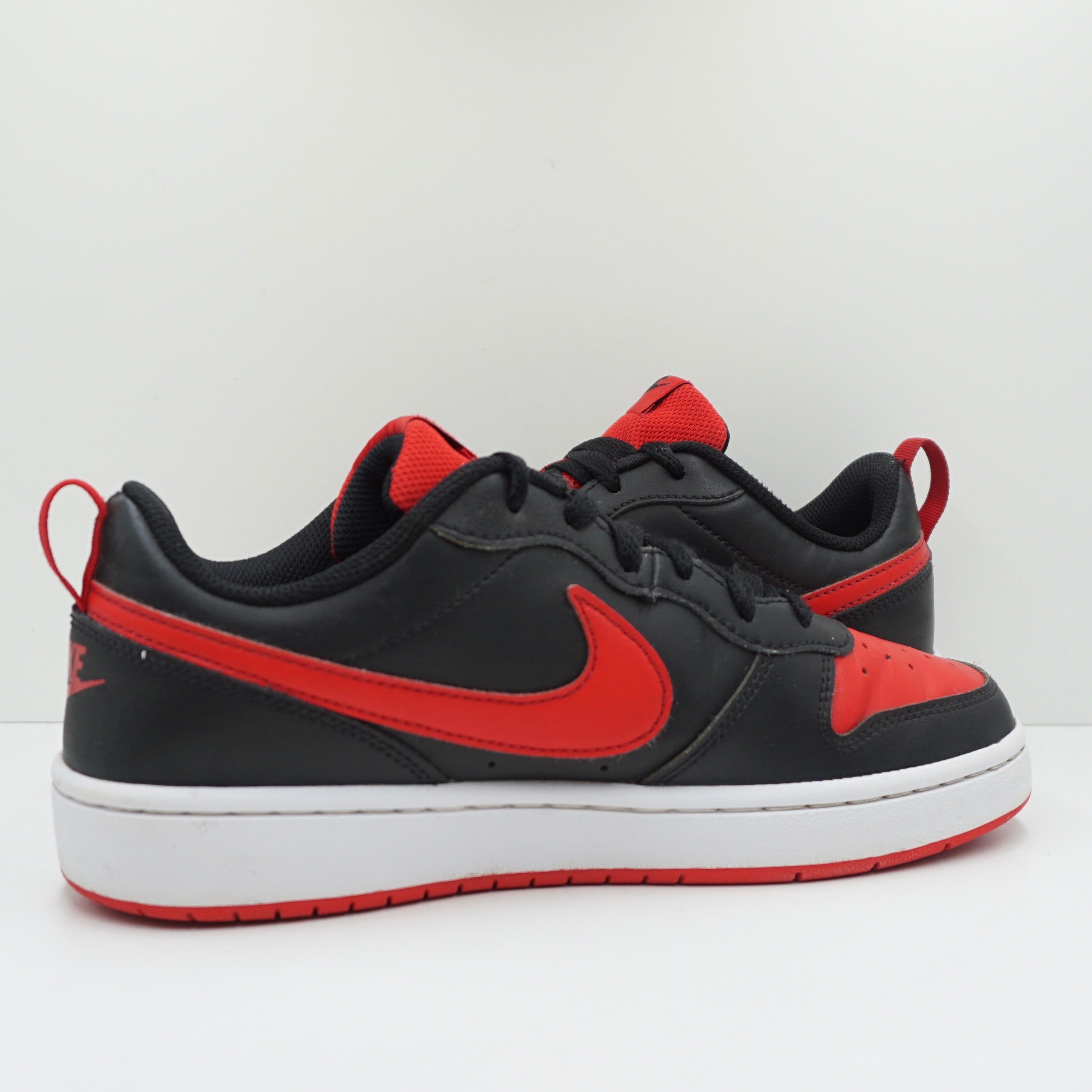 Nike Court Borough Low 2 Black University Red (GS)
