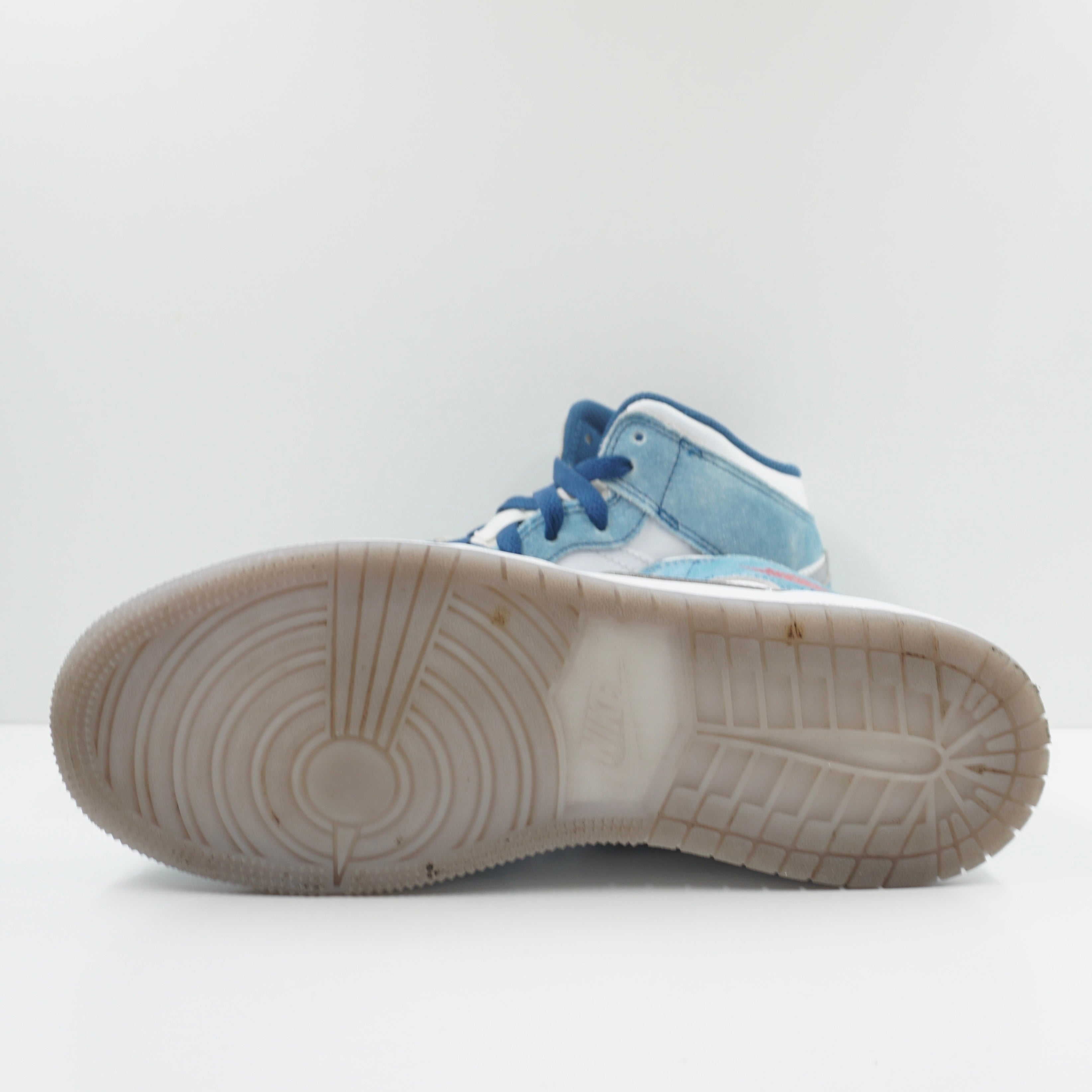 Jordan 1 Mid SE French Blue Light Steel (GS)