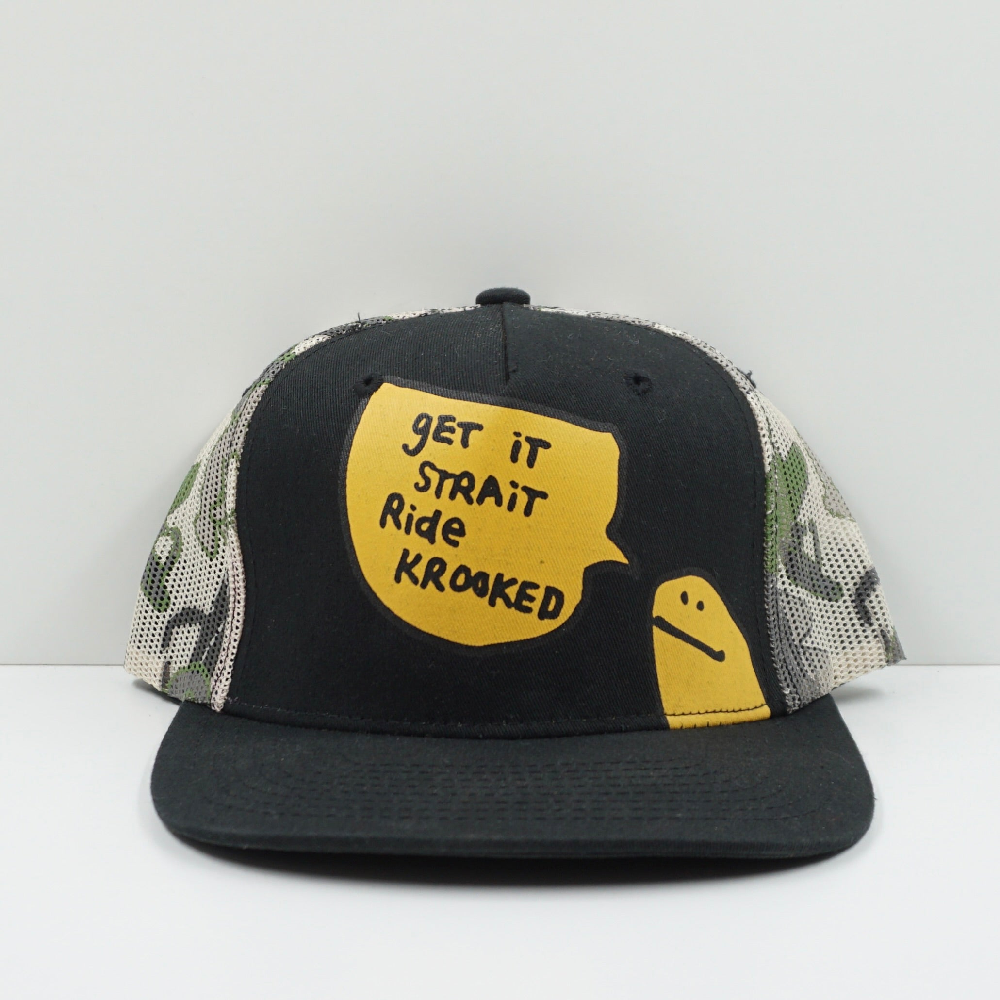 Krooked Get It Straight Trucker Camo Cap