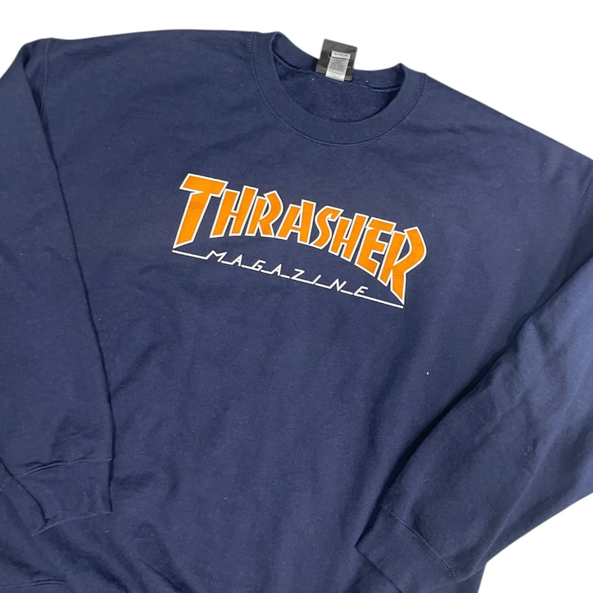 Thrasher Navy Orange Crewneck