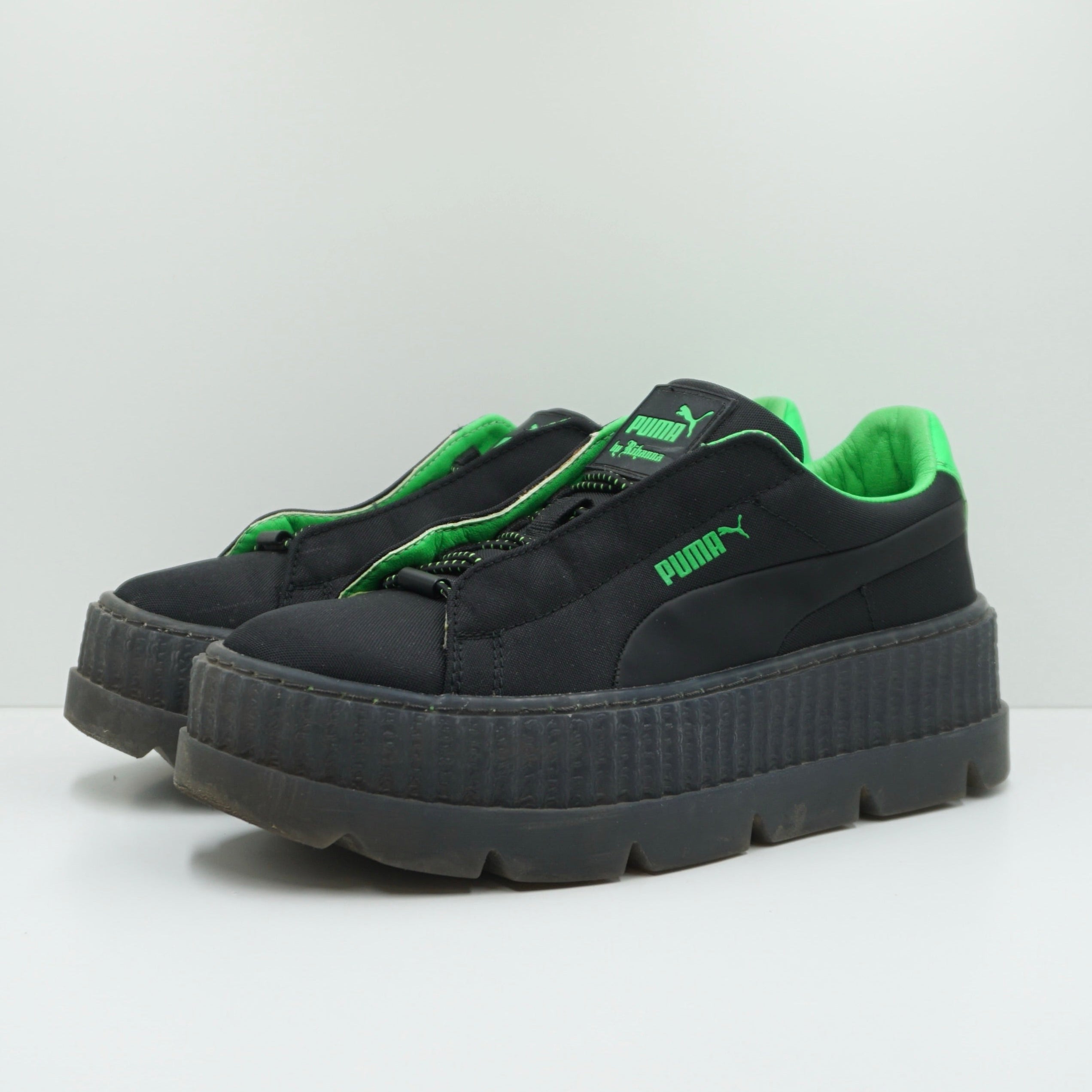 Puma Cleated Creeper Surf Rihanna Fenty Black Green (W)