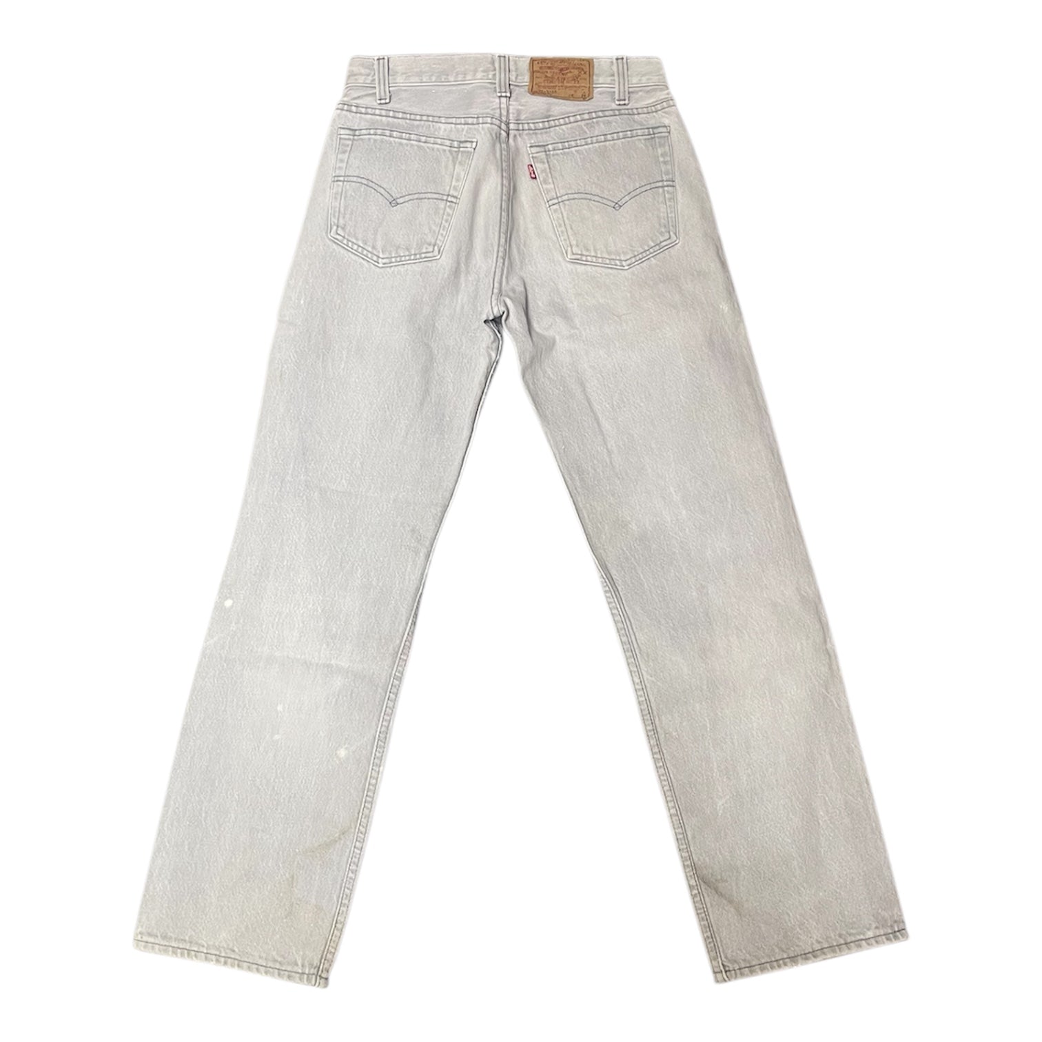 Vintage Levis Light Grey Student 501 Jeans