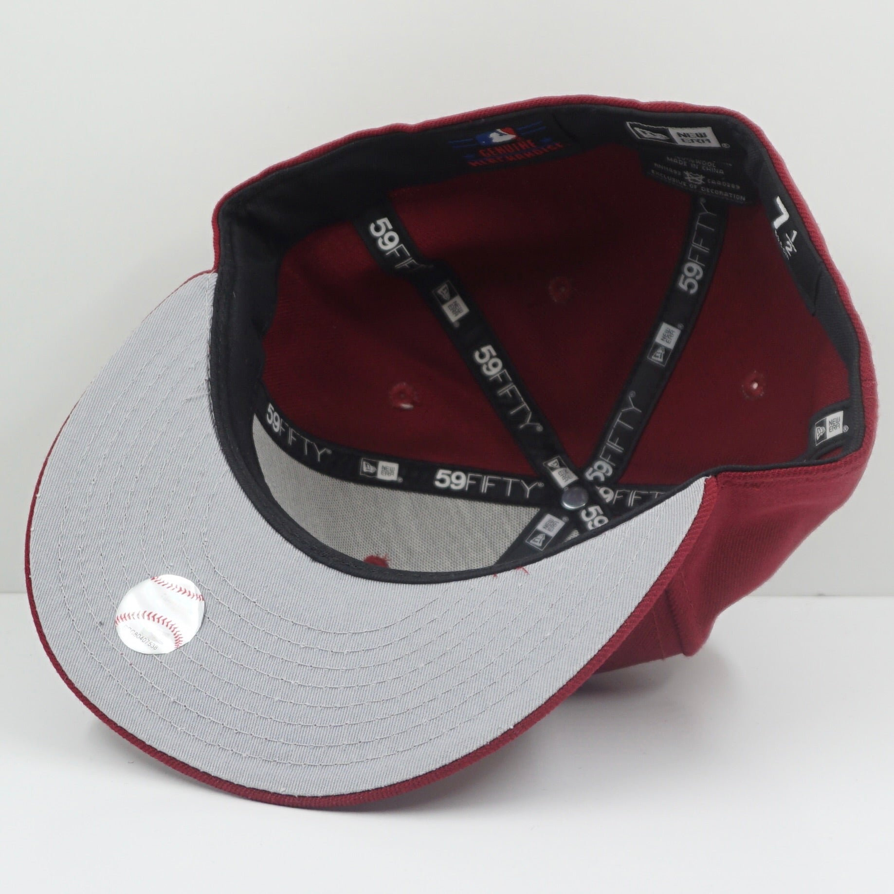 New Era New York Yankees Burgundy Black Fitted Cap