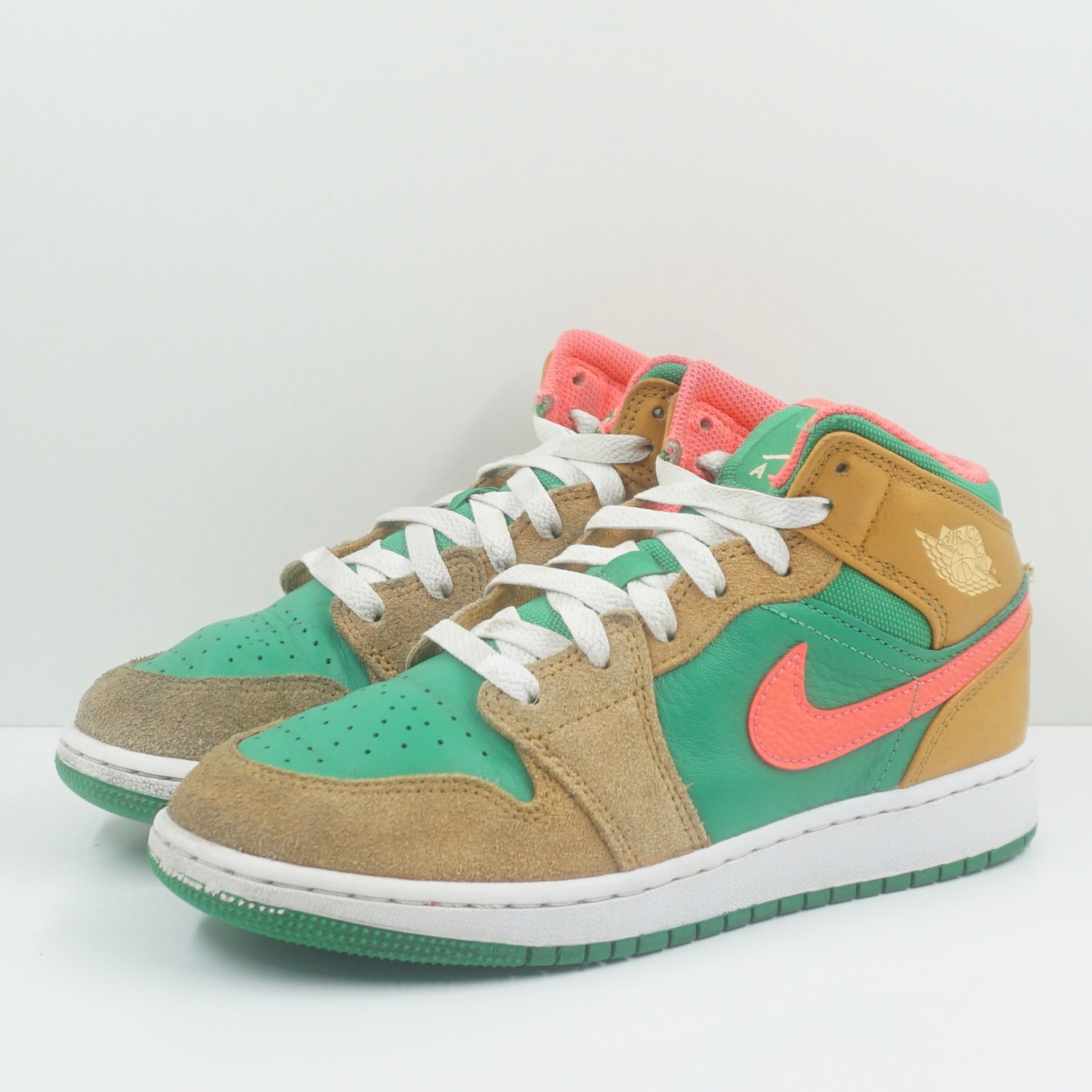 Jordan 1 Mid SE Chutney Lucky Green (GS)