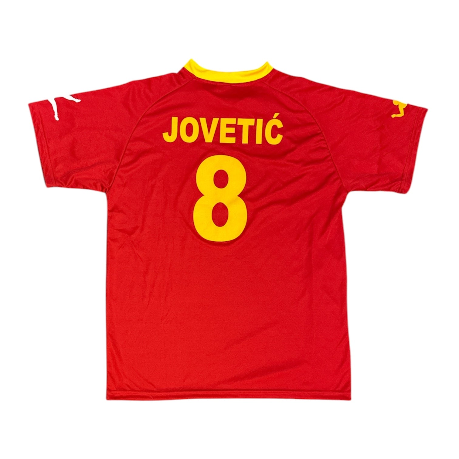 Legea Montenegro Stevan Jovetić 2012 Home Football Jersey