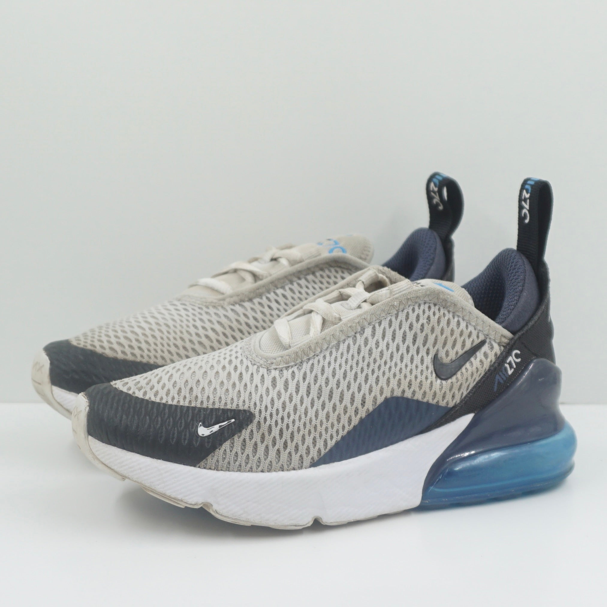 Nike Air Max 270 Football Grey Thunder Blue (PS)