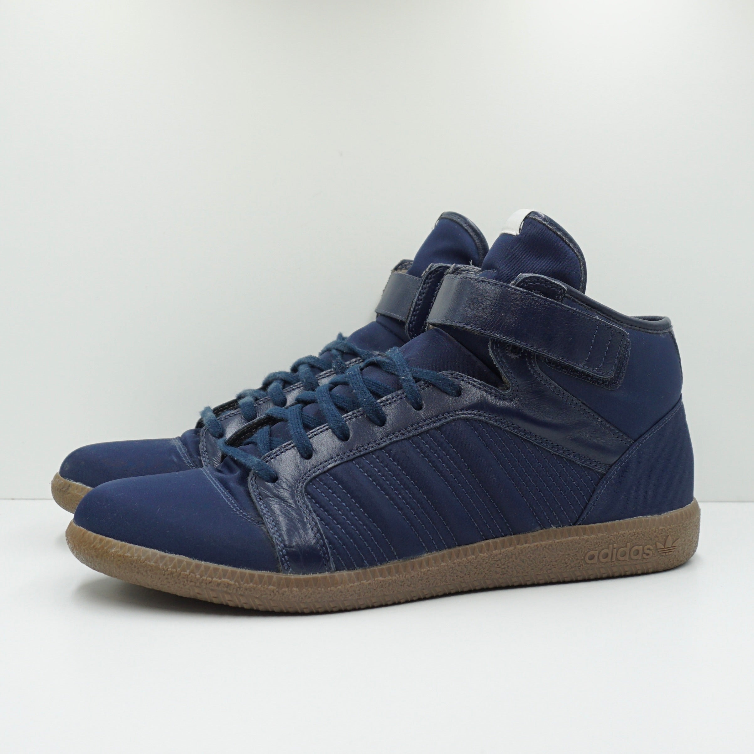 Adidas Originals Navy Nylon High Top