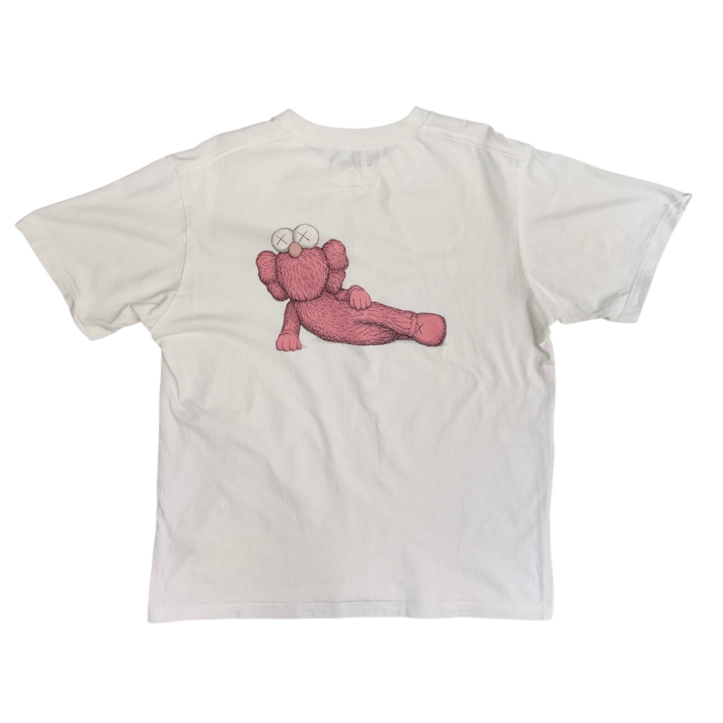 KAWS x Uniqlo UT Short Sleeve White Pink Graphic Tshirt