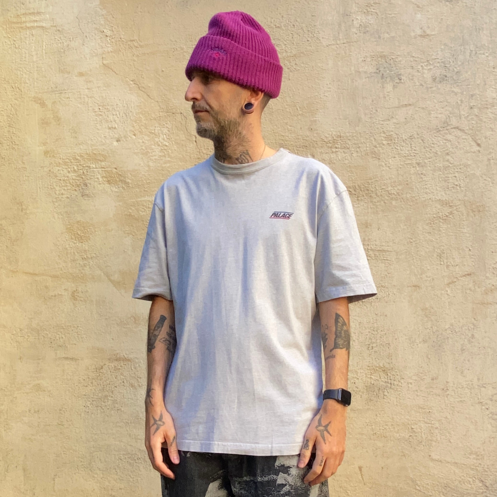 Palace Skateboards SS18 Basically A Grey Tshirt