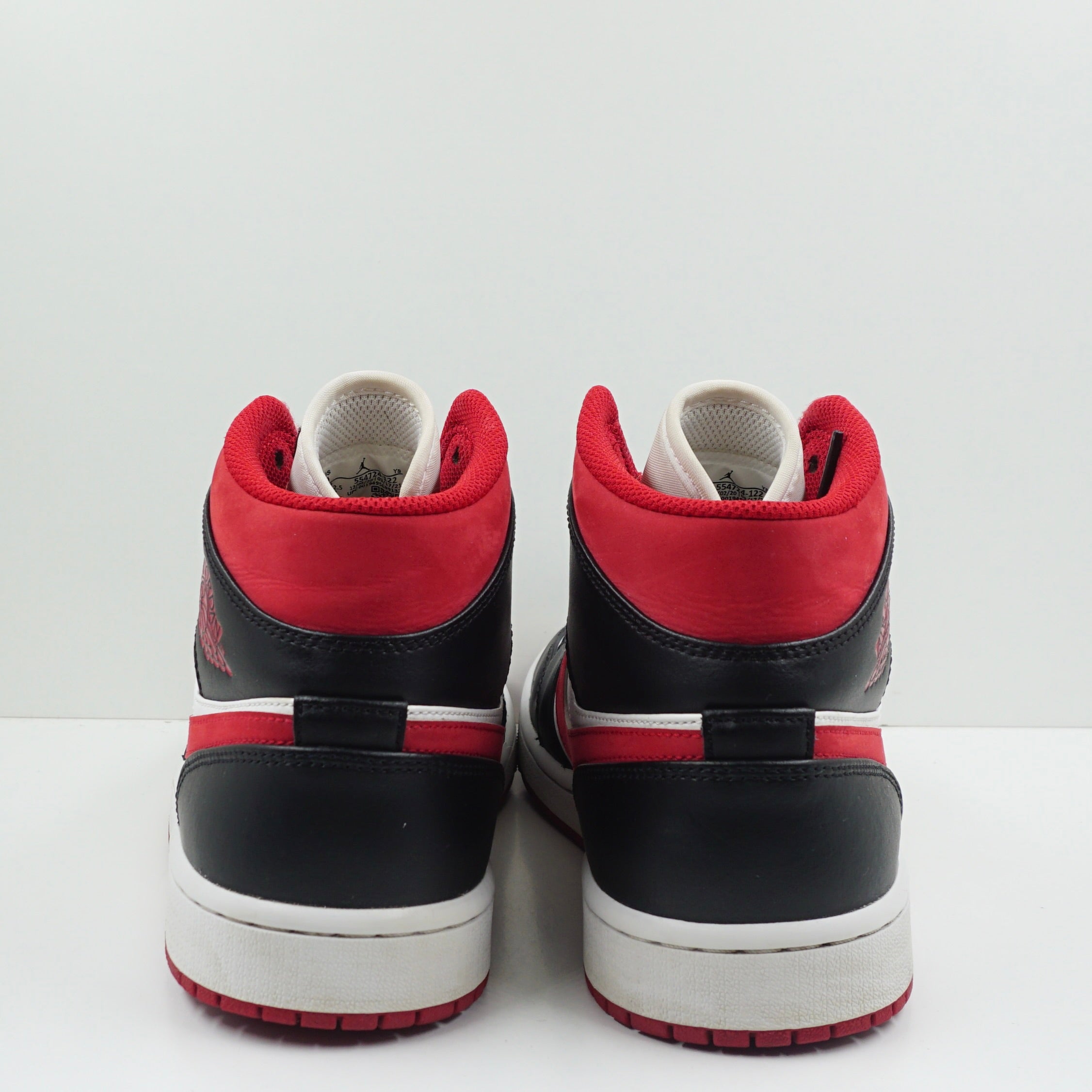 Jordan 1 Mid Gym Red Black White (2021)
