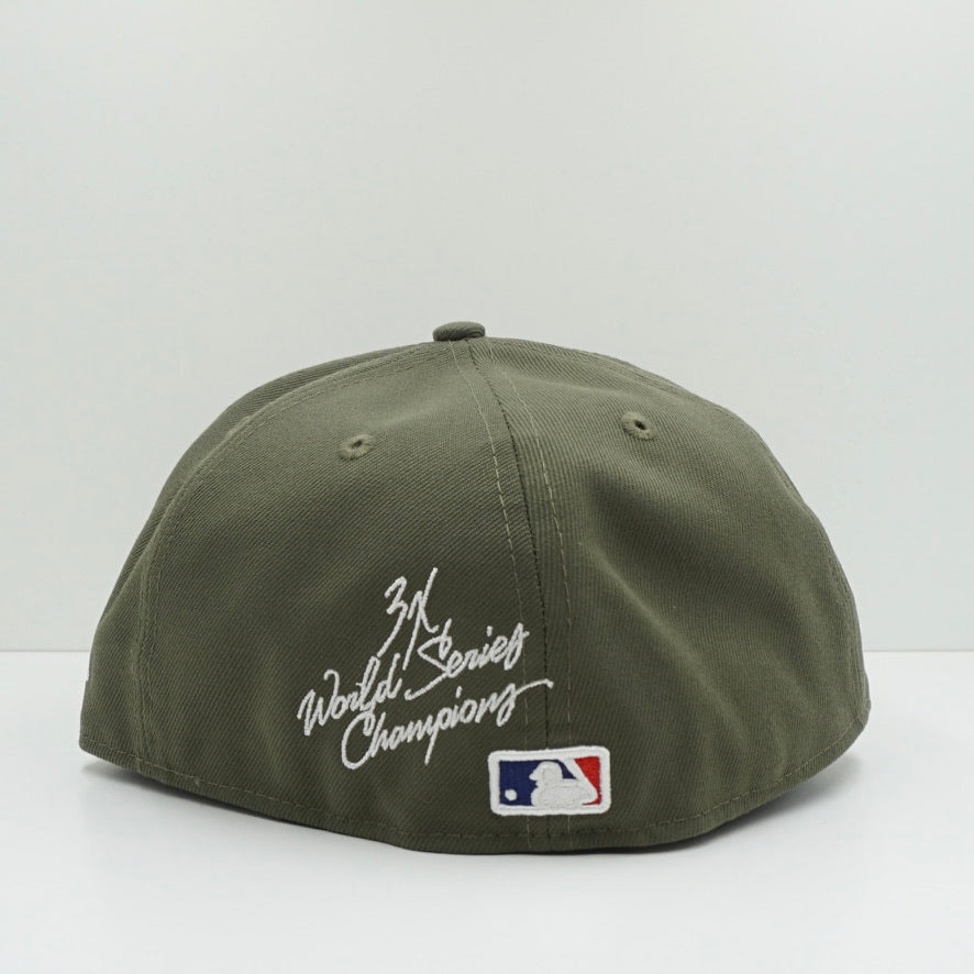 New Era White Soxs Multi Logo Green Fitted Cap