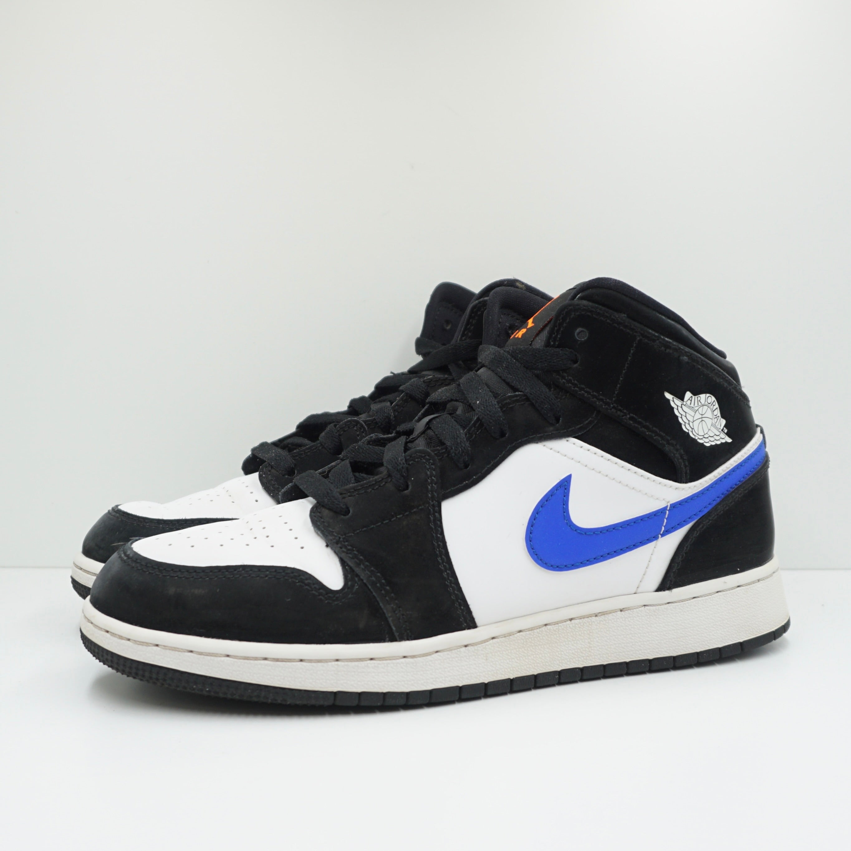 Jordan 1 Mid Black Racer Blue White (GS)