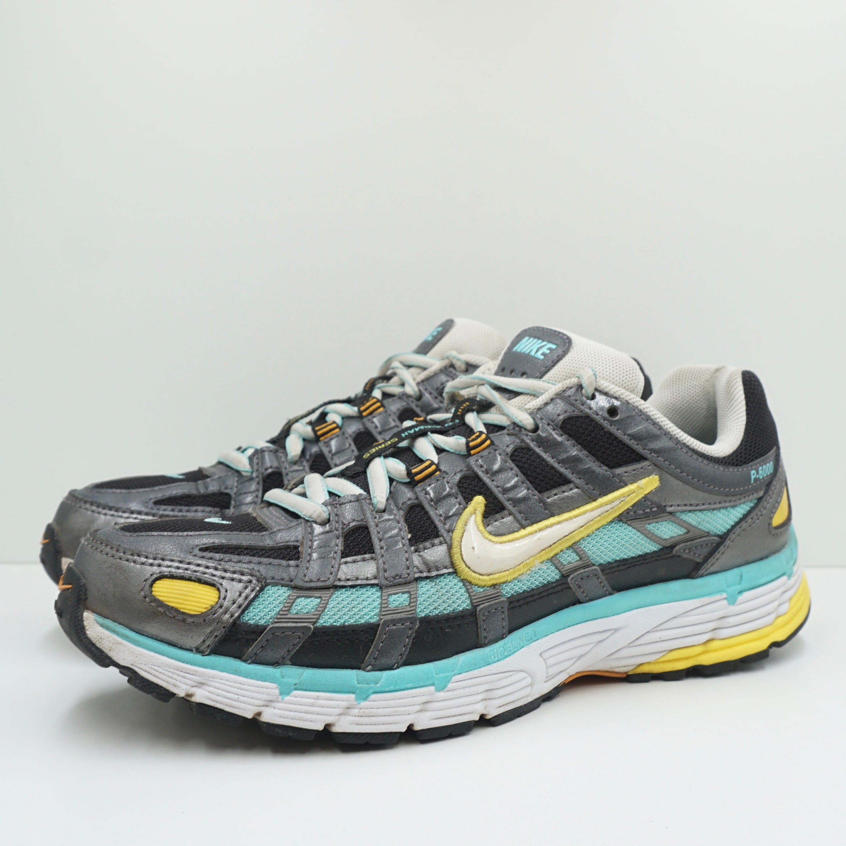 Nike P-6000 Black Teal Yellow (W)