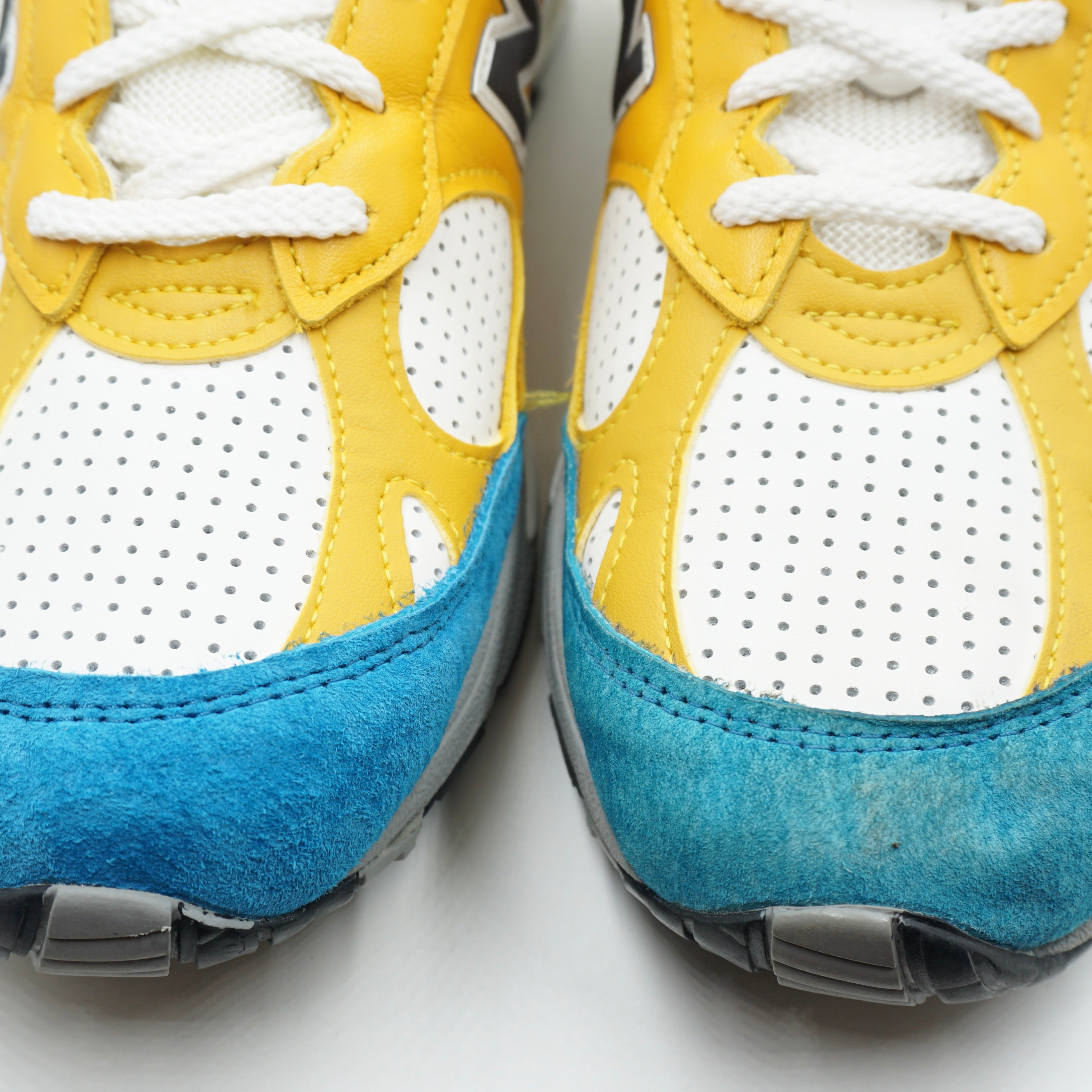 New Balance 991 MiUK Sneakersnstuff Blue Yellow