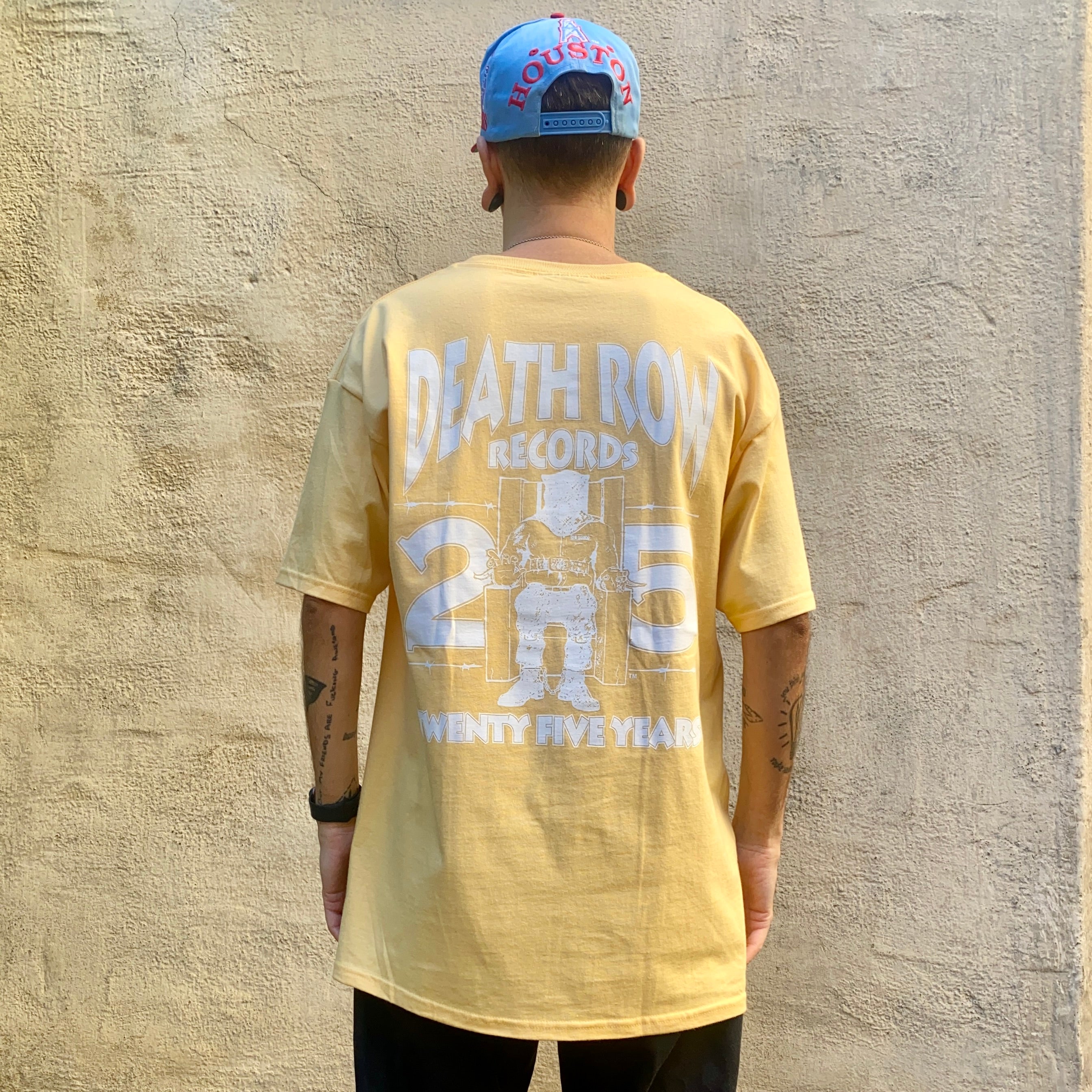 The Hundreds x Death Row Records 25 Years Peach Tshirt