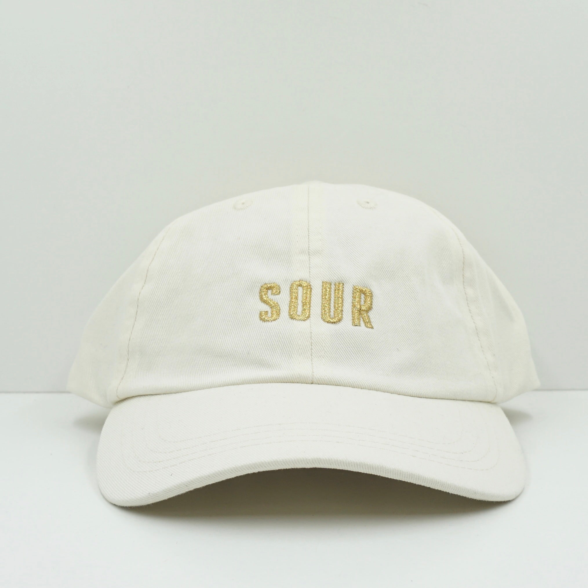 Sour Solution Beige Gold Adjustable Cap