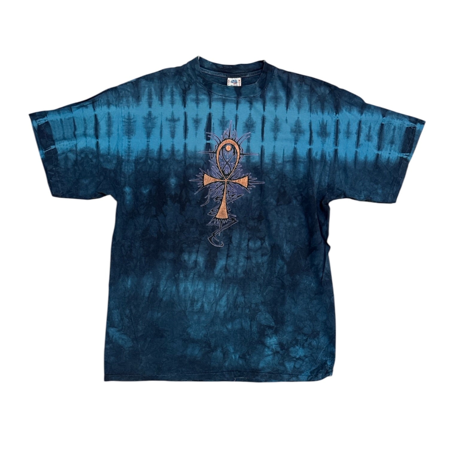 Action Tees Tie Dye Blue Tie Dye Tshirt