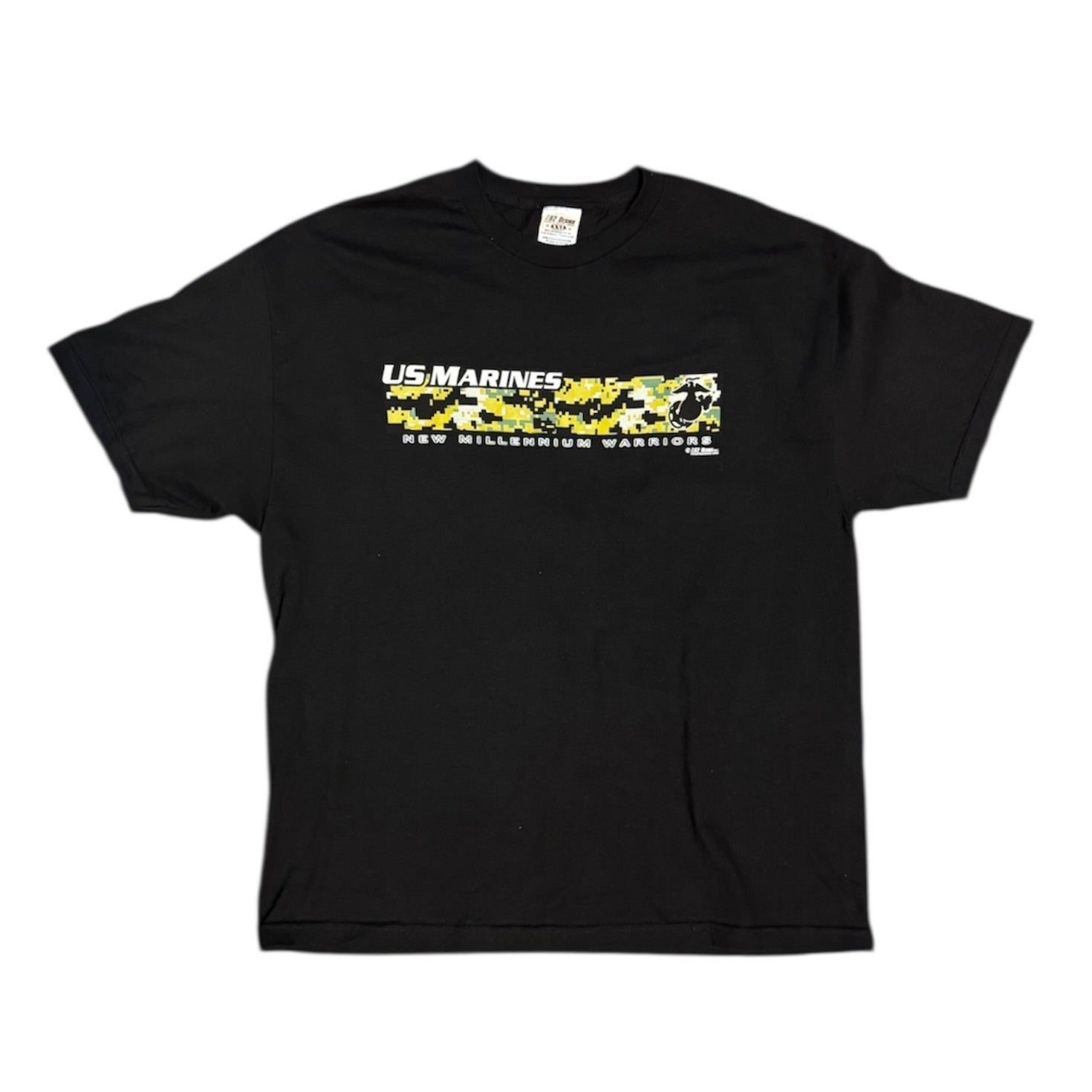 US Marines New Millennium Warriors Black Tshirt