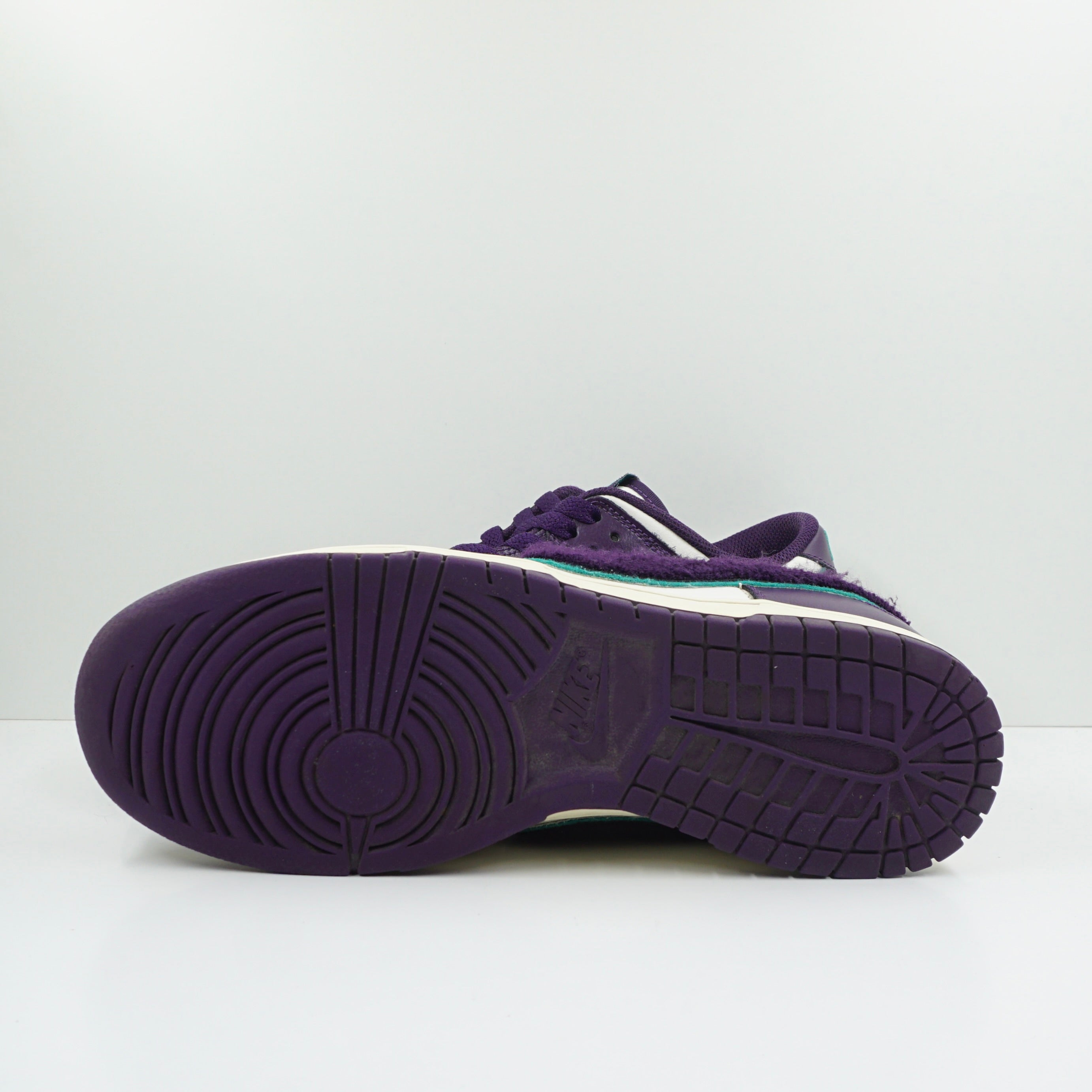Nike Dunk Low Chenille Swoosh Sail Grand Purple